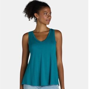 TIME and TRU Womens Tank Top Size XL 16-18 Relaxed Fit Sleeveless Teal New
